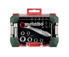 Grąžtas Antgalių komplektas su terkšle, 26 vnt., Metabo