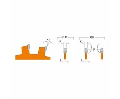 Diskas frezavimo 100X3.96X22 Z8 ATB, CMT