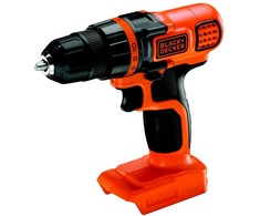Black &amp; Decker Akumuliatorinio suktuvo/gręžtuvo BDCDD18N 18V korpusas, Juodas &amp; Decker