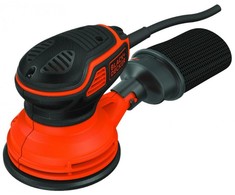Black &amp; Decker Ekscentrinis šlifuoklis KA199 240 W 125 mm, Juodas &amp; Decker
