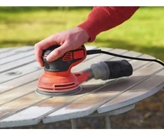 Black &amp; Decker Juodas &amp; Decker Ekscentrinis šlifuoklis KA199 240 W 125 mm, Juodas &amp; Decker