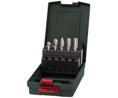 Carbide cutter set for die grinder, 5 pcs., Metabo