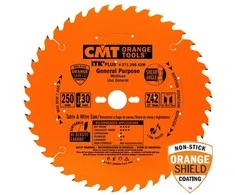 Diskas pjovimo 250x2,4x30 Z42 HM, CMT