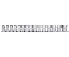 Dvylikakampių galvučių komplektas 1/2" 10-24mm 15pcs, KS Tools