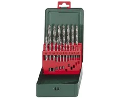Grąžtas Grąžtų rinkinys metalui Ø1-10mm HSS-G, 19 vnt., Metabo