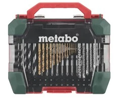 Grąžtas Gręžimo ir sukimo priedų rinkinys Promotion 86 vnt, Metabo