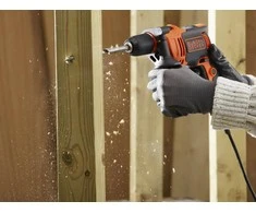 Black &amp; Decker Juodas &amp; Decker Gręžtuvas smūginis BEH550 / 550W, Juodas &amp; Decker