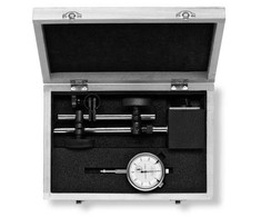 Indikatorius 10mm/0,01mm su stoveliu 275 komplektas, Scala