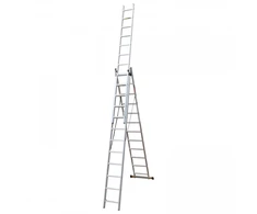 Kopėčios universalios EMX 3x12 pakopos 3,39/8,48m, Ecomax