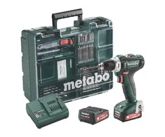 Mobilus meistro rinkinys PowerMaxx BS 12V 63 priedai 2,0Ah, Metabo