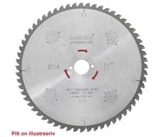 Pjovimo diskas 216x2,4/1,8x30, z48, WZ, -5°. Precision Cut., Metabo