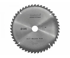 Pjovimo diskas medienai Classic 305x2,4/1,6x30mm, z56, WZ, -5°, Metabo