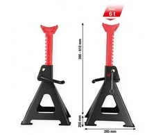 Plieninis stovas su greito reguliavimo įtaisu 6000 KG 2 pcs, KS Tools