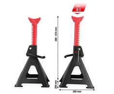 Plieninis stovas su greito reguliavimo įtaisu 6000 KG 2 pcs, KS Tools