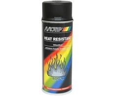 Purškiami dažai THERMO SPRAY 800°C juodi 400ml, Motip