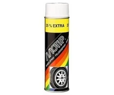 Purškiami dažai WHEEL SPRAY juodi matiniai 500ml, Motip