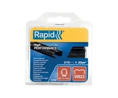 Rapid Sukabinimo kabės VR22 215 vnt., cin., juod.