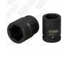 Šešiakampis perkusija galinė galvutė 1",short 55mm, KS Tools