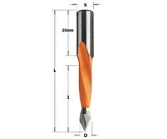 Spiralinis medžio grąžtas TCT D= 4 X30X70 LH, CMT