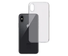 Dėklas 3MK skaidraus dėklo galinis dangtelis, Apple, iPhone XS, TPU, skaidrus