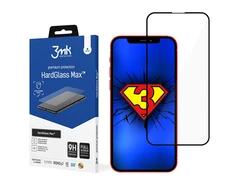 3MK HardGlass Max Ekrano apsauga, iPhone 13 Pro Max, Grūdintas stiklas, Juodas