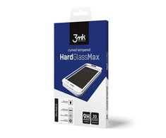 3MK HardGlass Max ekrano apsauga, Apple, iPhone 7, grūdintas stiklas, skaidrus/Baltas
