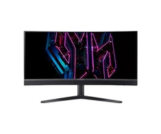 Monitorius Acer Predator X34 F1 | 34 " | QD-OLED | 21:9 | 360 Hz | 0.03 ms | 3440 x 1440 pikselių | 300 cd/m² | HDMI jungtys quantity 2
