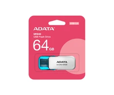 ADATA DUOMENYS | USB atmintinė | UV240 | 64 GB | USB 2.0 | Baltas