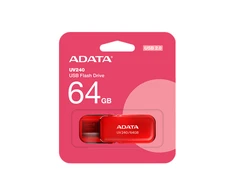 ADATA DUOMENYS | USB atmintinė | UV240 | 64 GB | USB 2.0 | Raudona