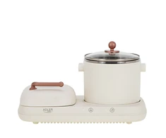 Virtuvinės svarstyklės Adler | 2-in-1 Breakfast Station | AD 6421 | 1320 W | 1 L | Number of programs 1