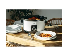 Virtuvinis kombainas Adler | Lėta viryklė | AD 6413w | 290 W | 5,8 L | Programų skaičius 3 | Baltas
