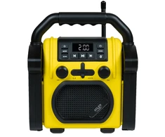 Adler | Construction radio with Bluetooth | AD 1911 | AUX in | Juodas/Geltona
