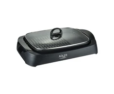 Sumuštinių keptuvas Adler | Electric Grilis | AD 6610 | Table | 3000 W | Juodas