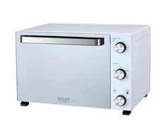 Adler Electric orkaitė | AD 6027 | 48 L | 1800 W | Baltas