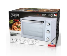 Adler Electric orkaitė | AD 6027 | 48 L | 1800 W | Baltas