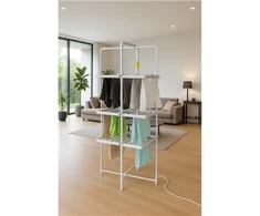 Adler | Foldable Electric Clothes Dryer | AD 7829 | 300 W | Sidabrinis/Baltas