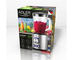 Adler | Maišytuvas | AD 4078 | Tabletop | 1700 W | Jar material Glass | Jar capacity 1.5 L | Ice crushing | Nerūdijantis plienas
