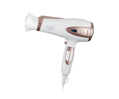 Adler | Plaukų džiovintuvas | AD 2248 | 2400 W | Number of temperature settings 3 | Ionic function | Diffuser nozzle | Baltas