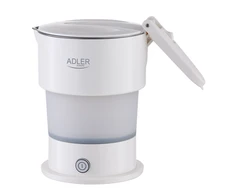Adler Silicon Travel Virdulys | AD 1377 | Travel Virdulys | 600 W | 0.6 L | Silicon | Baltas