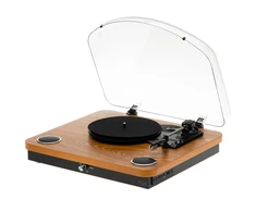 Patefonas Adler AD-1914 su USB ir Bluetooth, rudos medienos spalvos