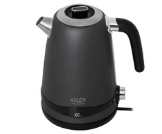 Virdulys Adler AD 1295, 1,7 l, 2200 W, nerūdijantis plienas, Pilkas