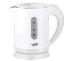 Adler | Virdulys | AD 1371w | Electric | 850 W | 0.8 L | Nerūdijantis plienas/Polypropylene | 360° rotational base | Baltas
