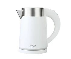 Adler | Virdulys | AD 1372 | Electric | 800 W | 0.6 L | Plastic/Nerūdijantis plienas | 360° rotational base | Baltas
