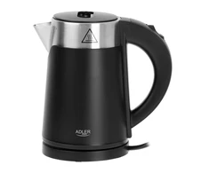Adler | Virdulys | AD 1372 | Electric | 800 W | 0.6 L | Plastic/Nerūdijantis plienas | 360° rotational base | Juodas