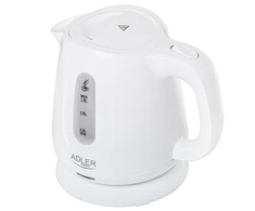 Adler Virdulys | 1373 m. AD | Elektrinis | 850 W | 1 L | Polipropilenas | 360° sukamasis pagrindas | Baltas