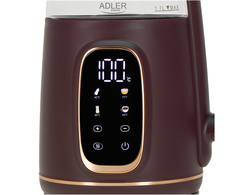 Elektrinis virdulys Adler AD 1305, bordo/auksinis