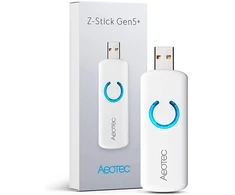 Aeotec Z-Stick - USB adapteris su Baterija Gen5+, Z-Wave Plus | AEOTEC | Z-Stick - USB adapteris su baterija | Gen5+ | Baltas