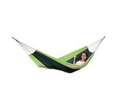 Amazonas Silk Traveller forest (žalias-žalias) Travel Hammock, 220x140 cm, 150 kg