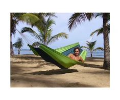 Amazonas Silk Traveller forest (žalias-žalias) Travel Hammock, 220x140 cm, 150 kg