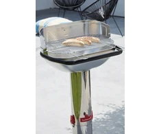 Anglinė lauko kepsninė Barbecook Loewy 55 SST 59.8 x 35.4 x 101 cm | BC-CHA-1004 | Sidabrinė